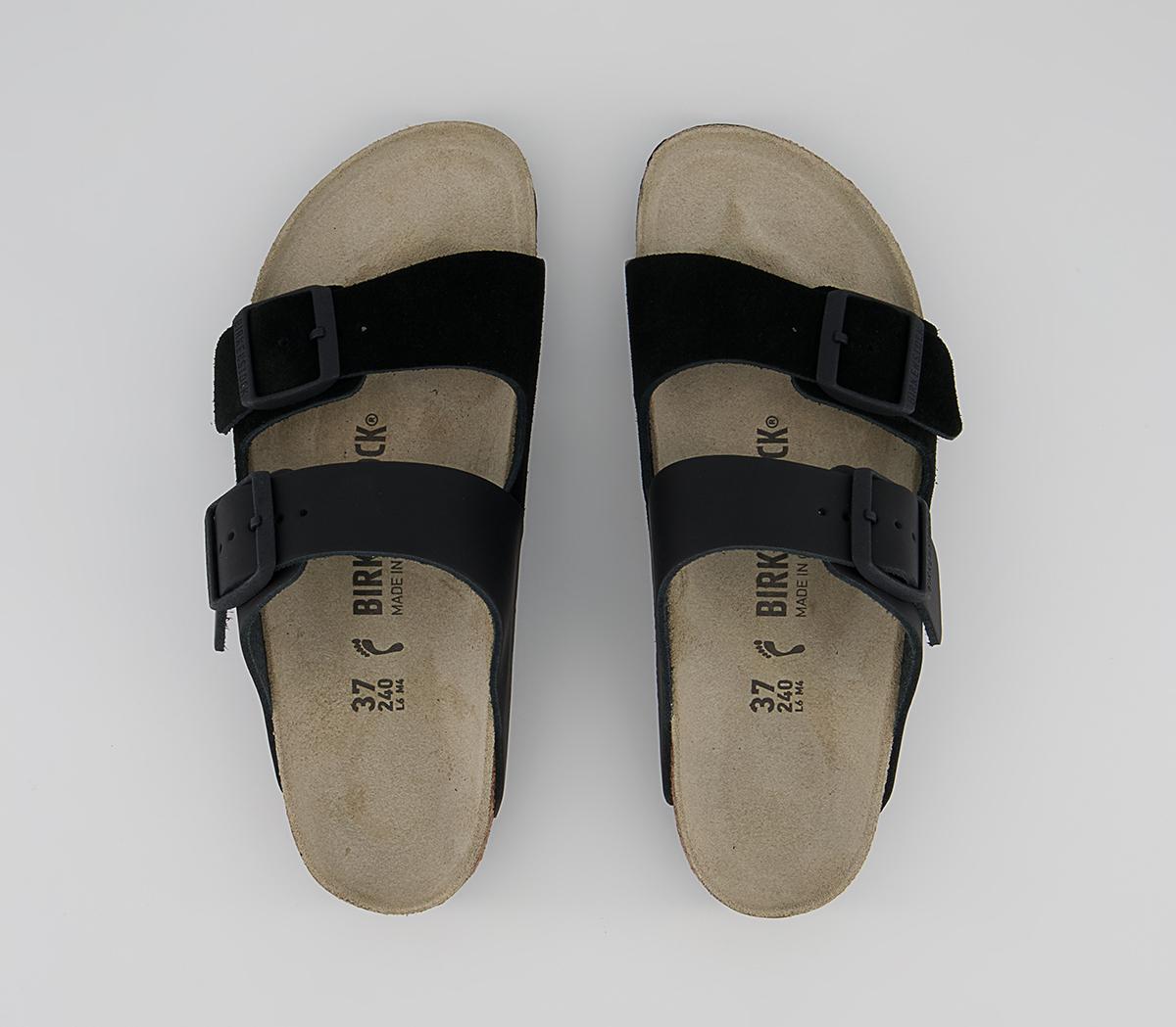 BIRKENSTOCK Arizona Two Strap Sandals BIRKENSTOCK Arizona Two Strap Sandals Split Black