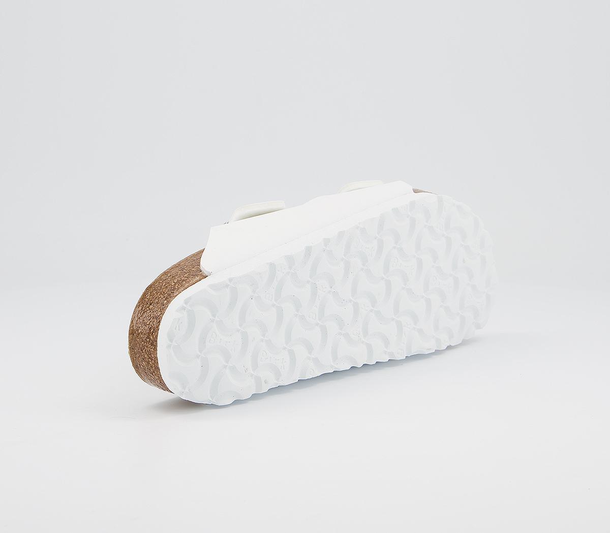 BIRKENSTOCKArizona Two Strap Sandals F BIRKENSTOCKArizona Two Strap Sandals FWhite Birko Flor