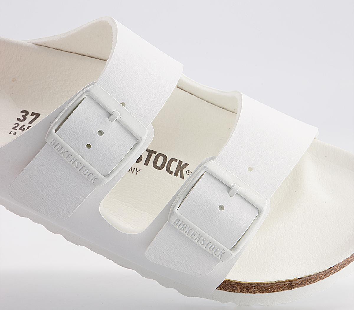 BIRKENSTOCK Arizona Two Strap Sandals BIRKENSTOCK Arizona Two Strap Sandals Triple White
