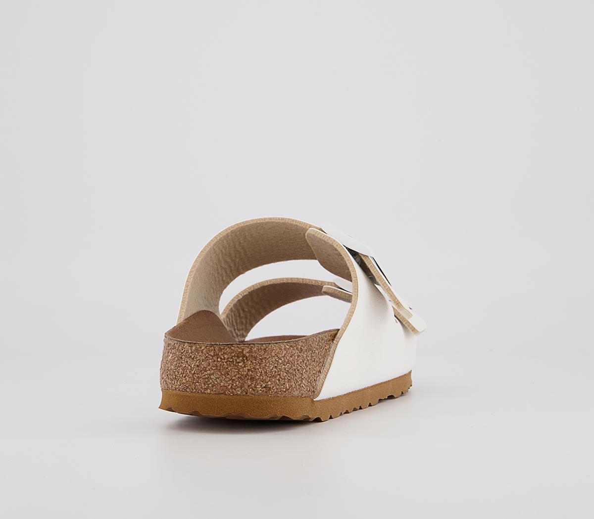 BIRKENSTOCK Arizona Two Strap Sandals BIRKENSTOCK Arizona Two Strap Sandals Earthy Vegan White