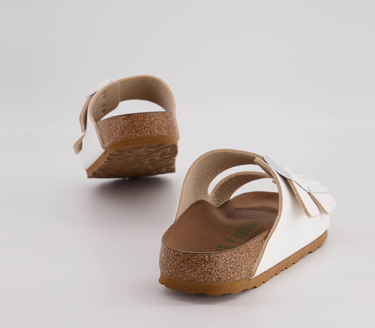 BIRKENSTOCK Arizona Two Strap Sandals BIRKENSTOCK Arizona Two Strap Sandals Earthy Vegan White