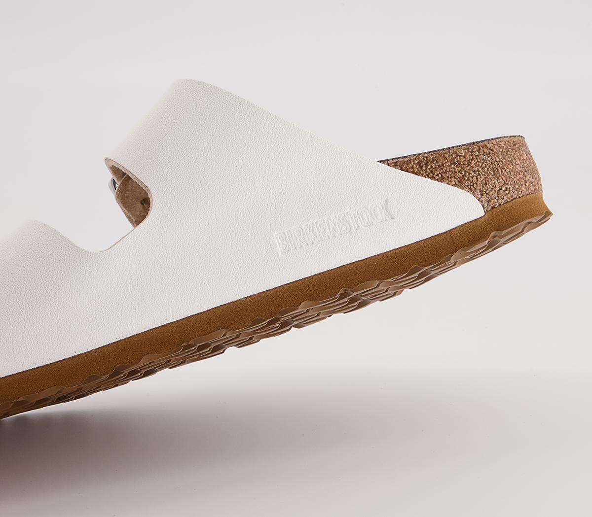 BIRKENSTOCK Arizona Two Strap Sandals BIRKENSTOCK Arizona Two Strap Sandals Earthy Vegan White