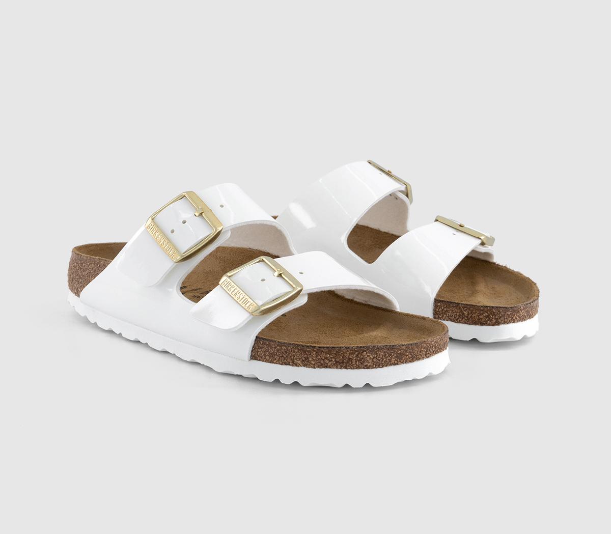 BIRKENSTOCKArizona Two Strap SandalsPatent White