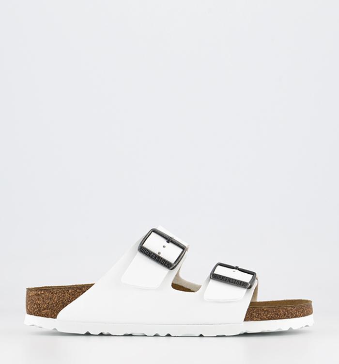 White leather hot sale birkenstocks