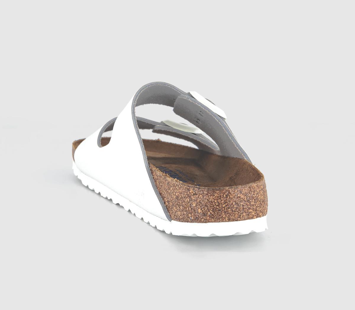BIRKENSTOCKArizona Two Strap Sandals BIRKENSTOCKArizona Two Strap SandalsWhite Leather Sfb