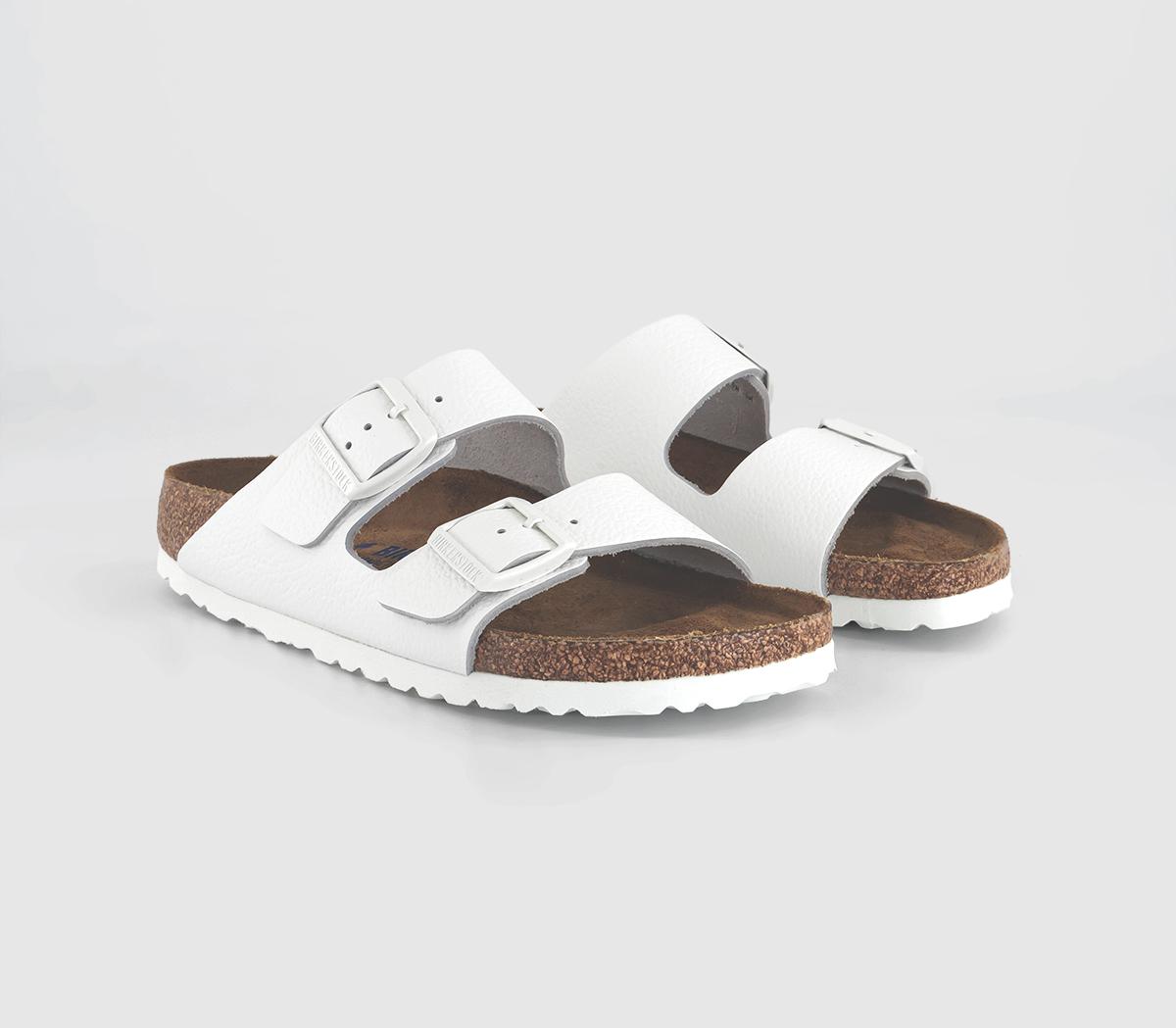 BIRKENSTOCKArizona Two Strap Sandals BIRKENSTOCKArizona Two Strap SandalsWhite Leather Sfb