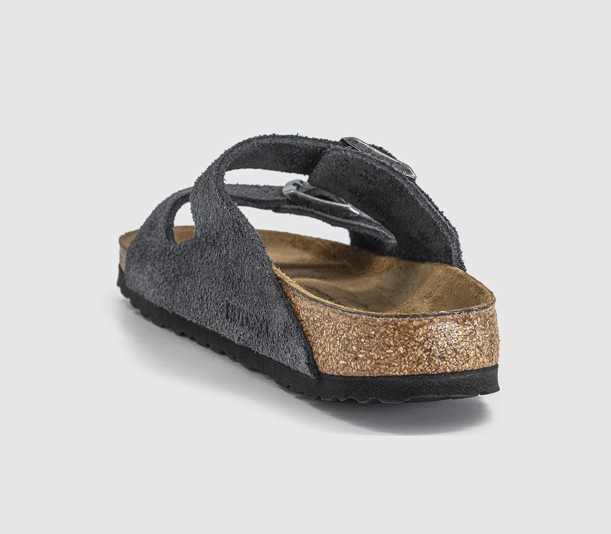 BIRKENSTOCKArizona Two Strap SandalsCharcoal Suede
