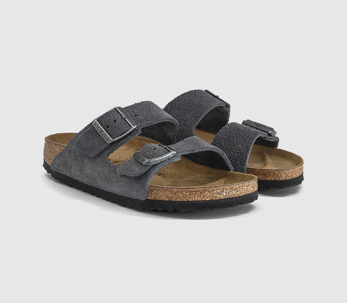 BIRKENSTOCKArizona Two Strap SandalsCharcoal Suede