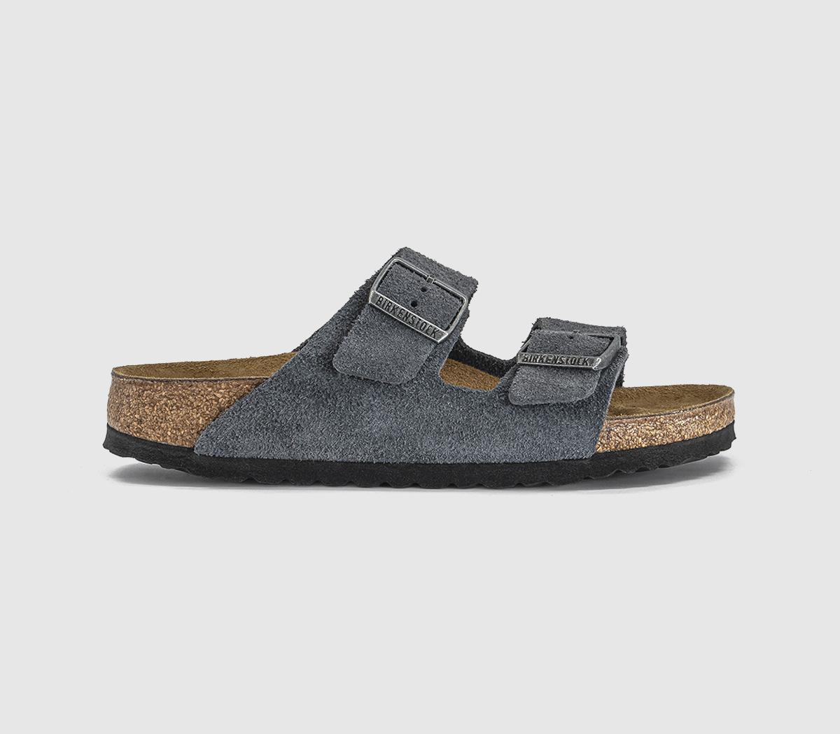 BIRKENSTOCKArizona Two Strap SandalsCharcoal Suede