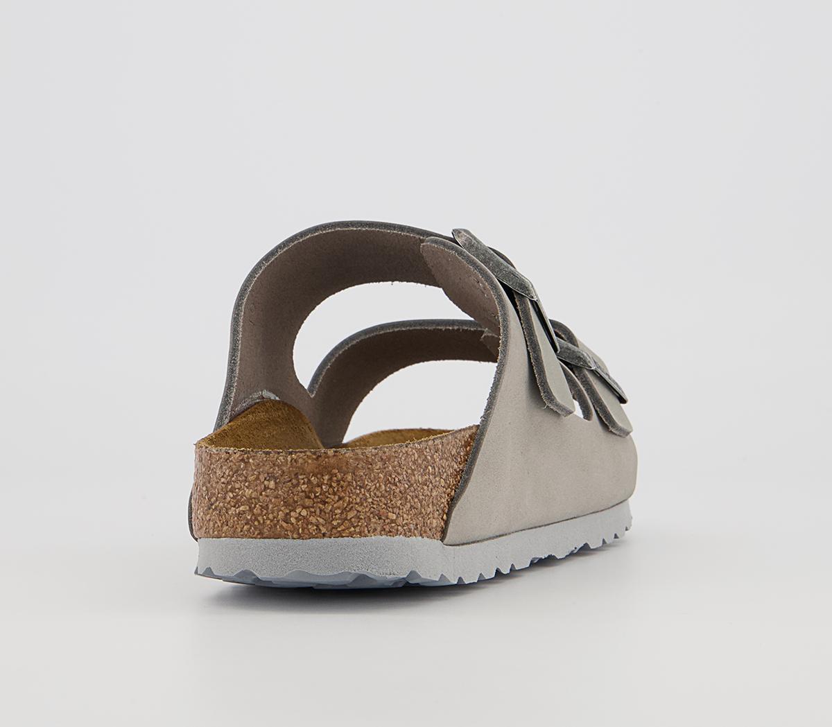 BIRKENSTOCK Arizona Two Strap Sandals BIRKENSTOCK Arizona Two Strap Sandals Dove Grey Nubuck