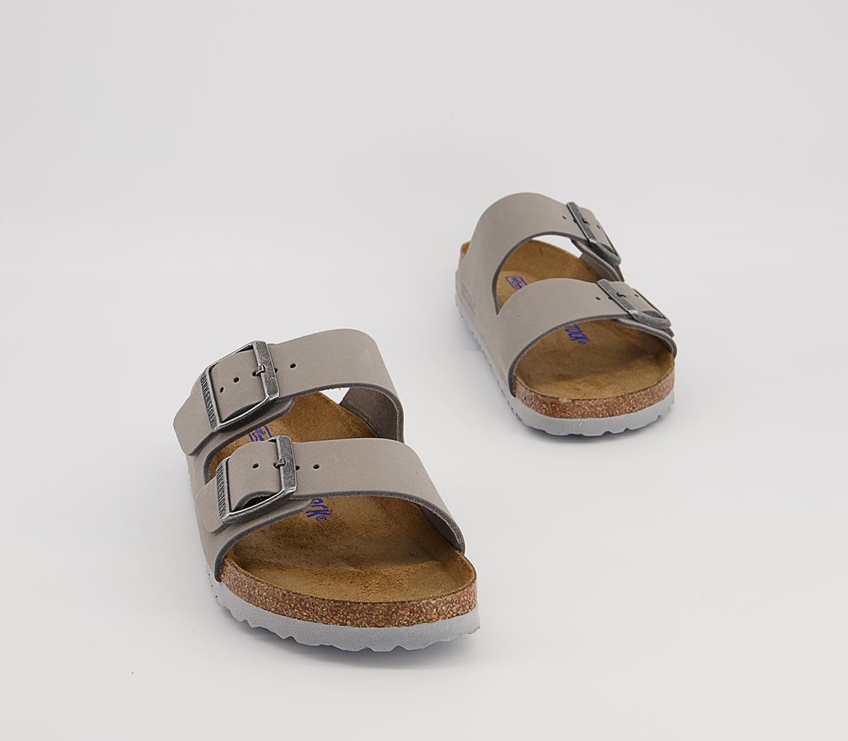 BIRKENSTOCK Arizona Two Strap Sandals BIRKENSTOCK Arizona Two Strap Sandals Dove Grey Nubuck