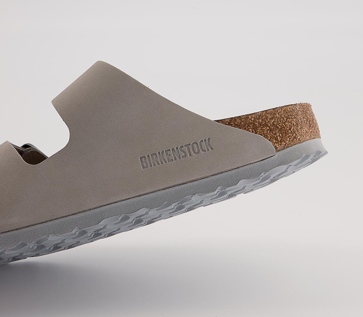 BIRKENSTOCK Arizona Two Strap Sandals BIRKENSTOCK Arizona Two Strap Sandals Dove Grey Nubuck