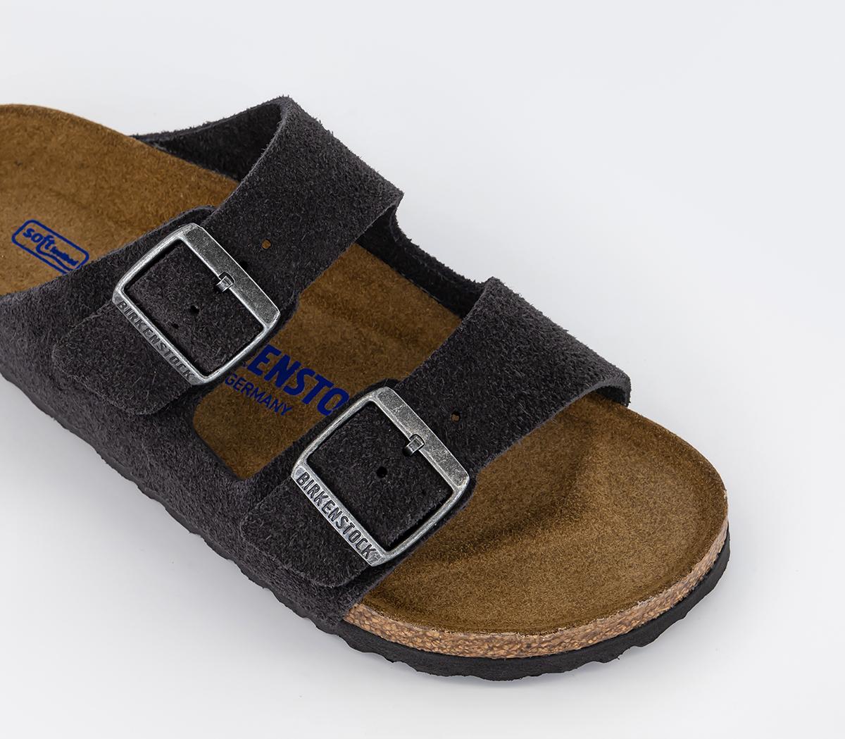 BIRKENSTOCKArizona Two Strap SandalsVelvet Grey Suede Sfb
