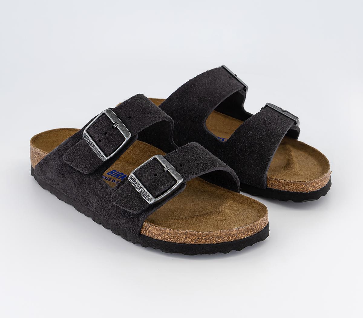 BIRKENSTOCKArizona Two Strap SandalsVelvet Grey Suede Sfb