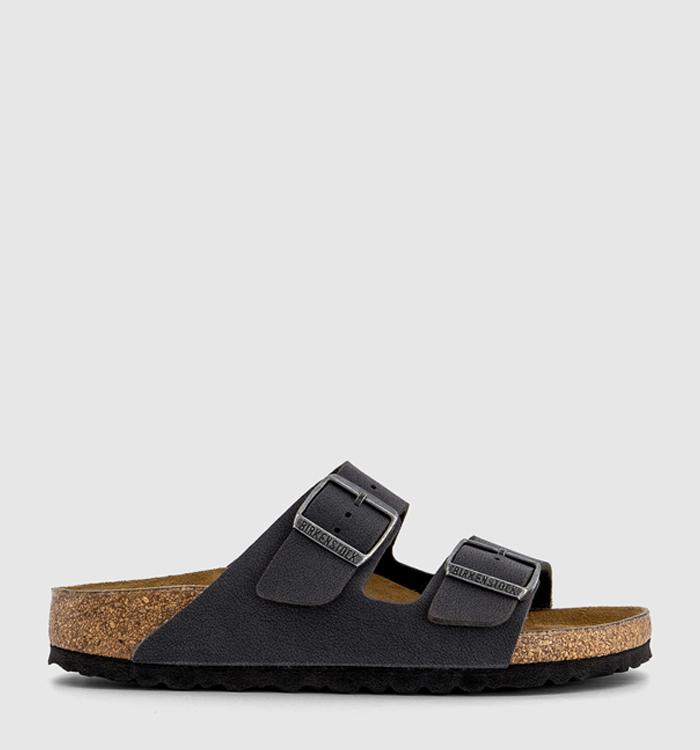 BIRKENSTOCK Arizona Two Strap Sandals Velvet Grey Birko