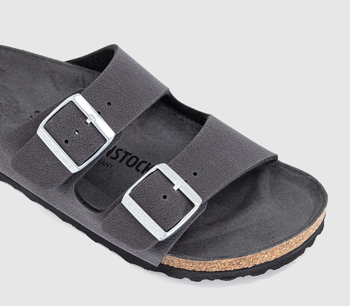 BIRKENSTOCKArizona Two Strap SandalsVelvet Grey Triples Bfbc