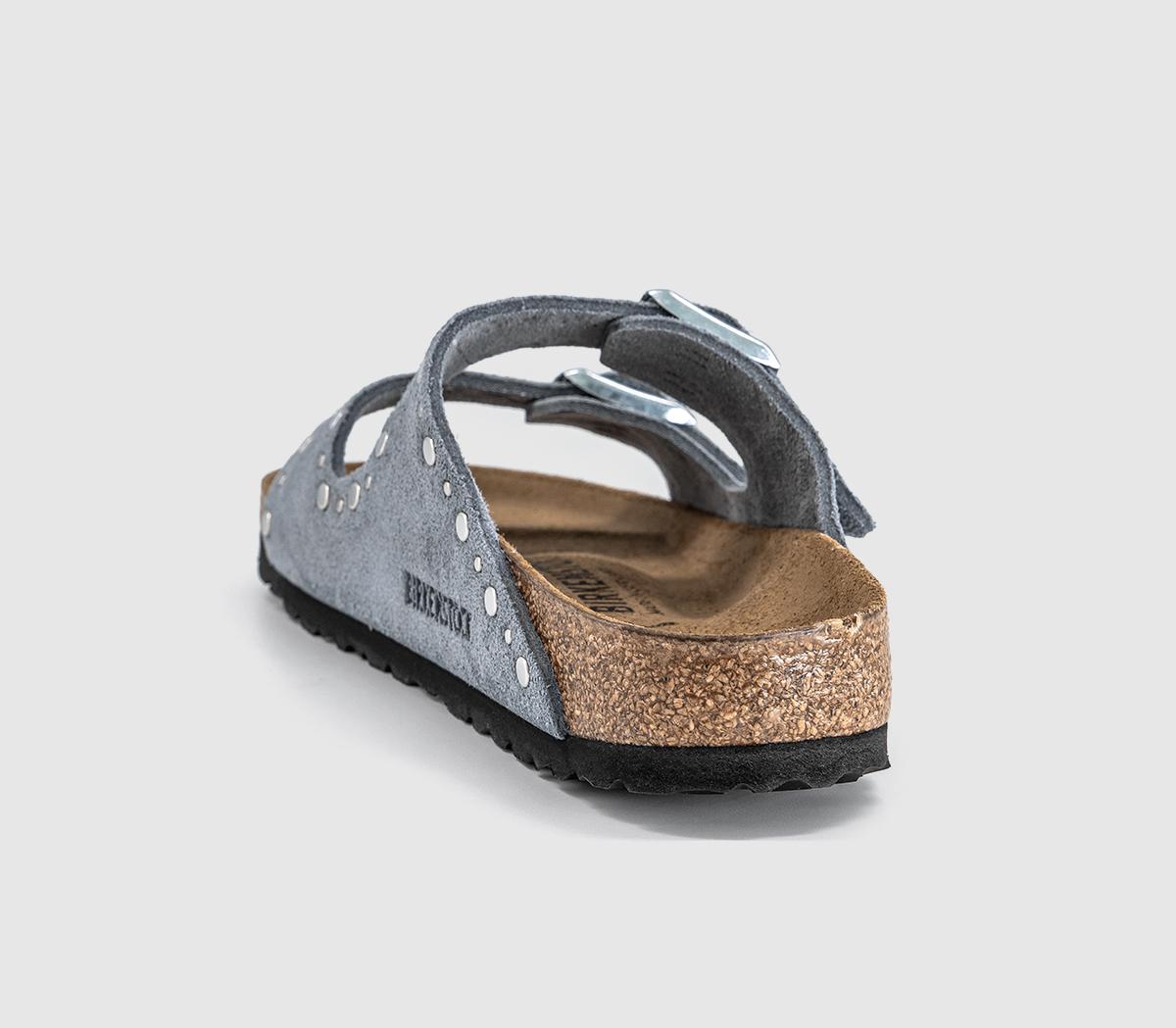 BIRKENSTOCKArizona Two Strap SandalsStone Blue Rivet
