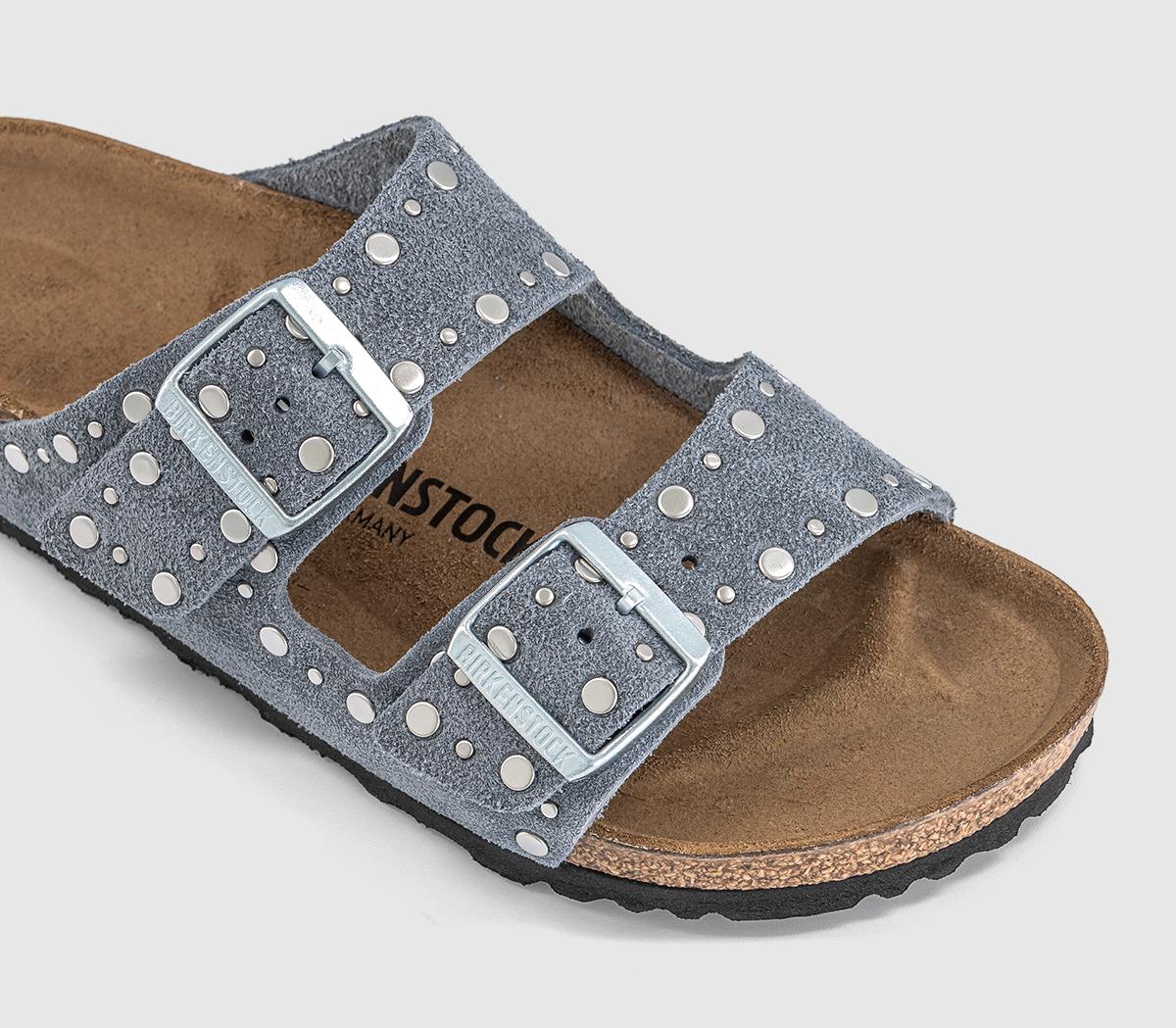 BIRKENSTOCKArizona Two Strap SandalsStone Blue Rivet