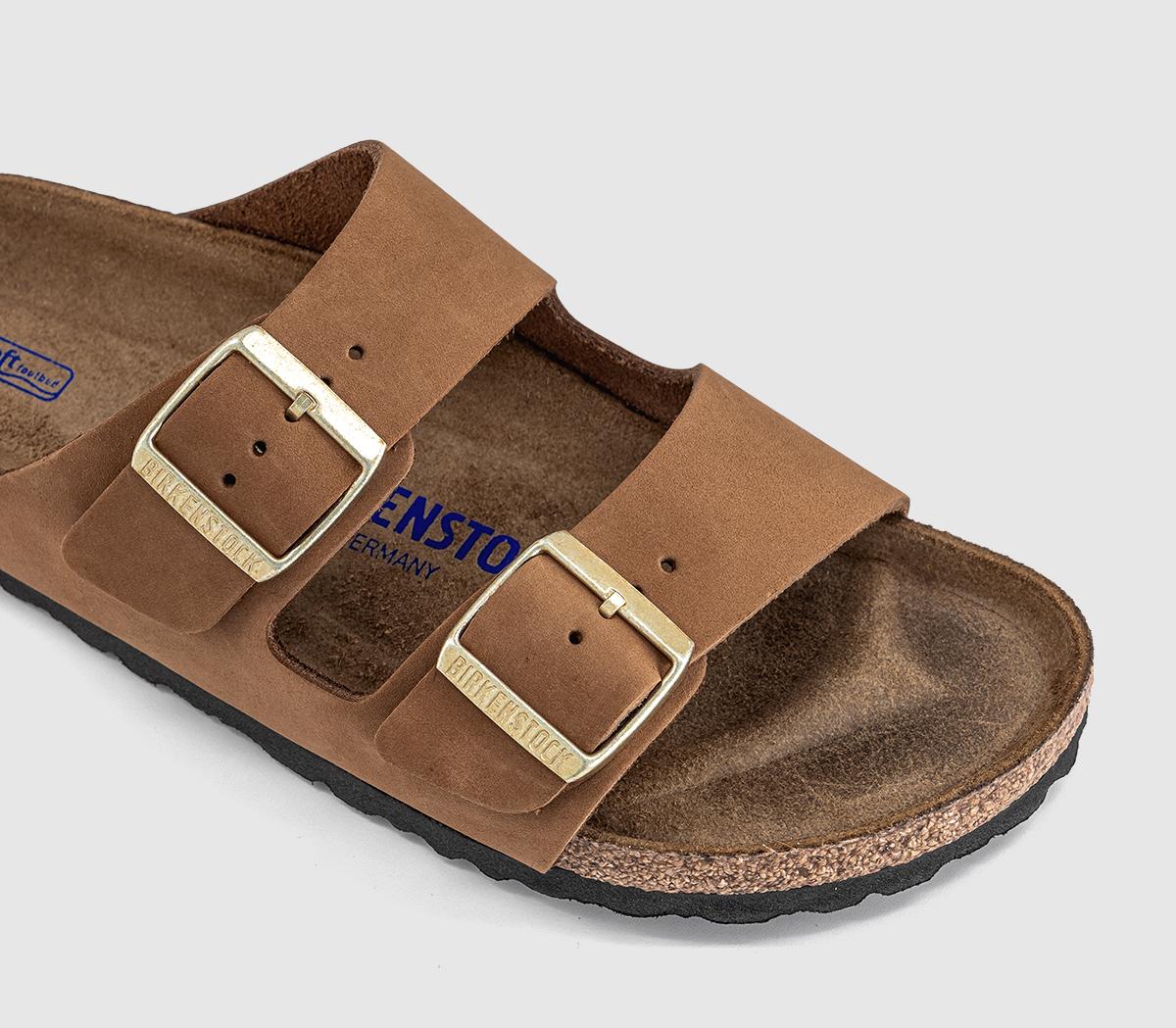BIRKENSTOCKArizona Two Strap SandalsMink Nubuck Sgfb