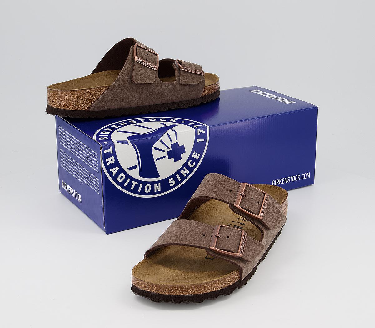BIRKENSTOCKArizona Two Strap Sandals FMocha Birko Flor