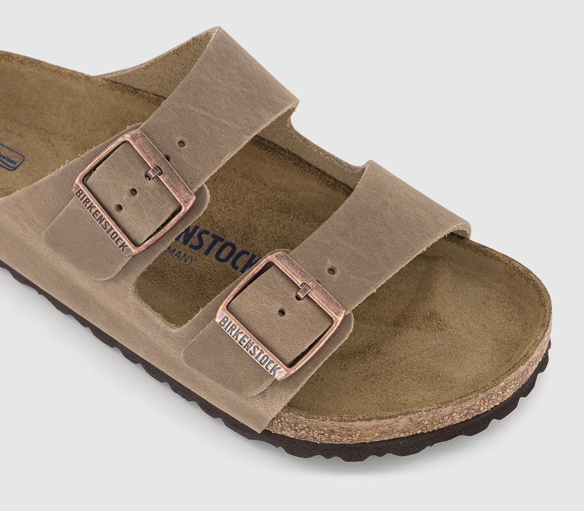 arizona two strap sandals tobacco brown oiled leather BIRKENSTOCK Arizona Two Strap Sandals Tobacco Brown Leather
