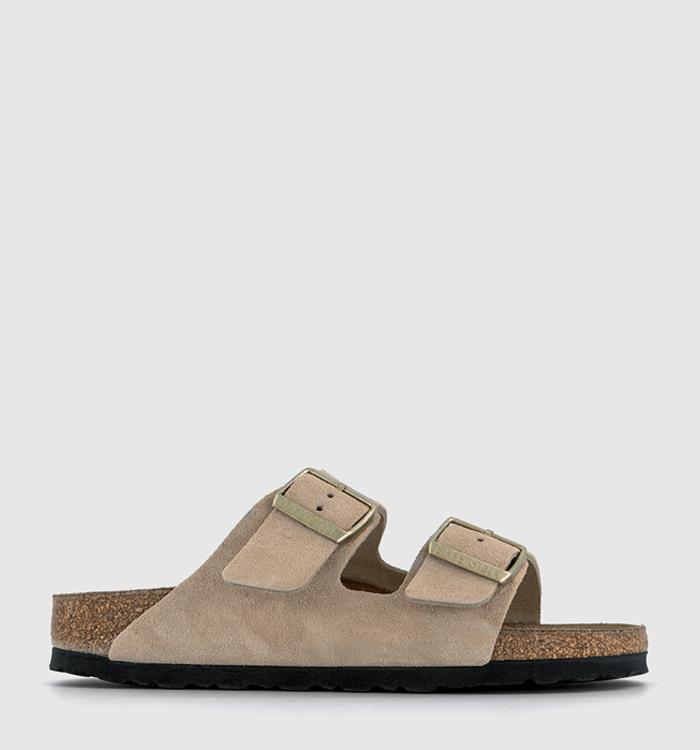 BIRKENSTOCK Arizona Two Strap Sandals Sandcastle Suede