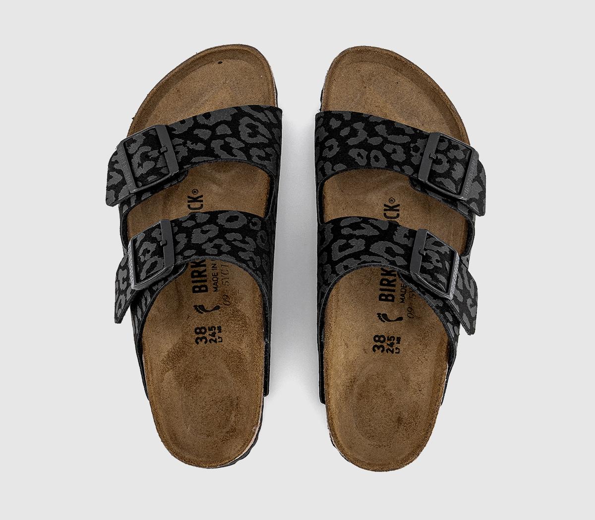 BIRKENSTOCKArizona Two Strap Sandals BIRKENSTOCKArizona Two Strap SandalsLeopard Black