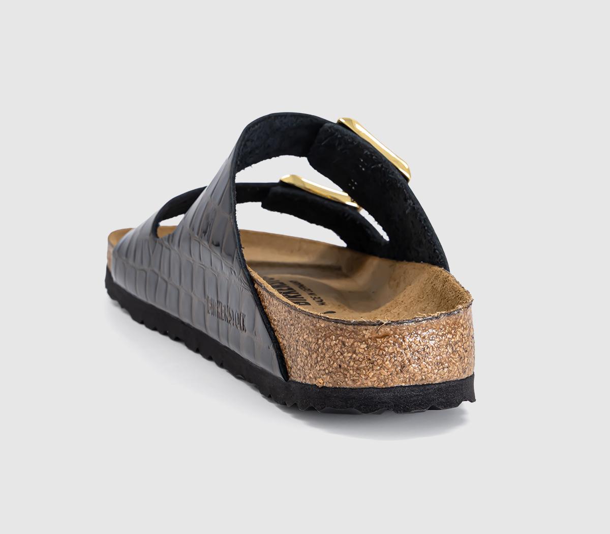 BIRKENSTOCKArizona Two Strap SandalsAnimal Emboss Black