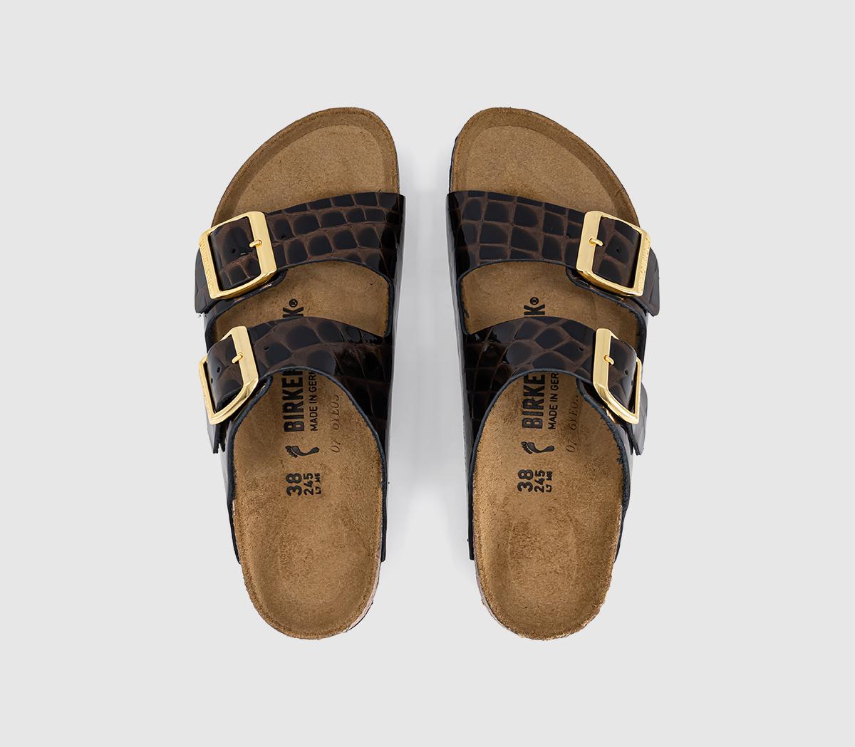 BIRKENSTOCKArizona Two Strap SandalsAnimal Emboss Black
