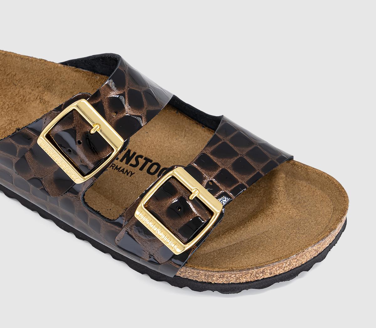 BIRKENSTOCKArizona Two Strap SandalsAnimal Emboss Black
