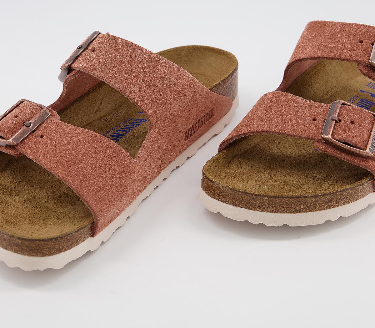 Boston Suede Earth Red Suede Birkenstock BIRKENSTOCK Arizona Two