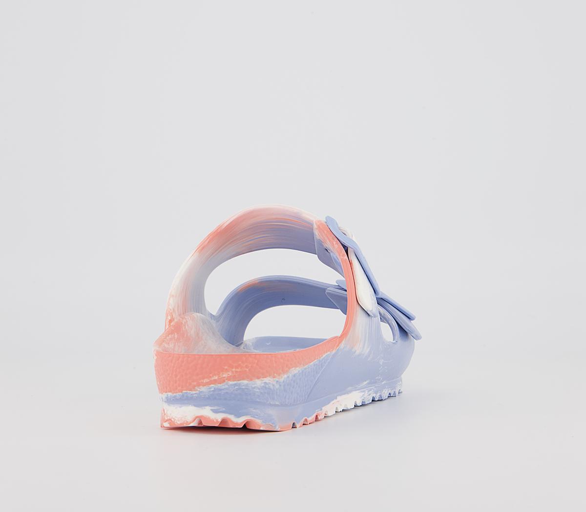 BIRKENSTOCK Arizona Two Strap Sandals BIRKENSTOCK Arizona Two Strap Sandals Coral Peach Multi Eva