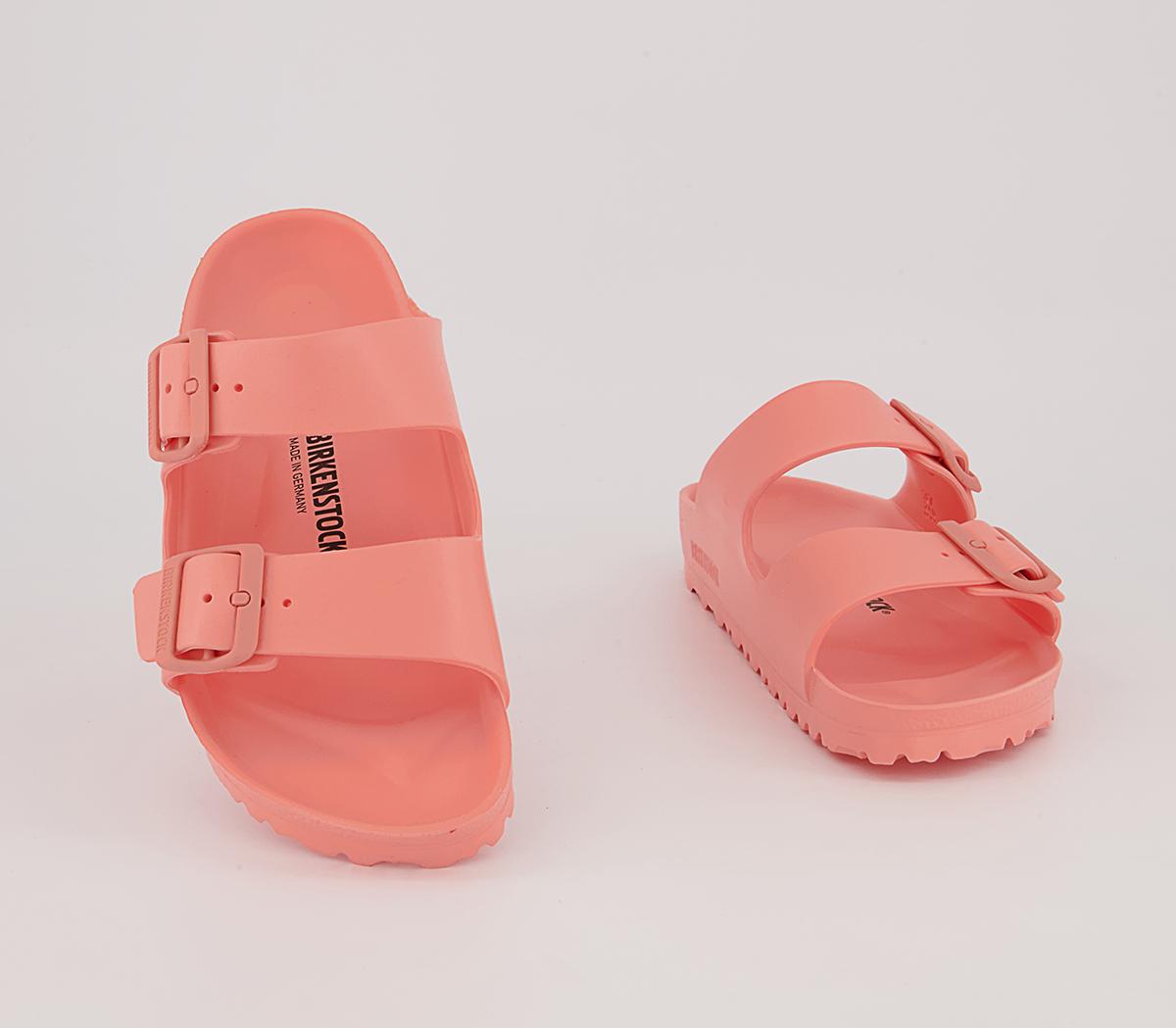 BIRKENSTOCK Arizona Two Strap Sandals BIRKENSTOCK Arizona Two Strap Sandals Coral Peach Eva