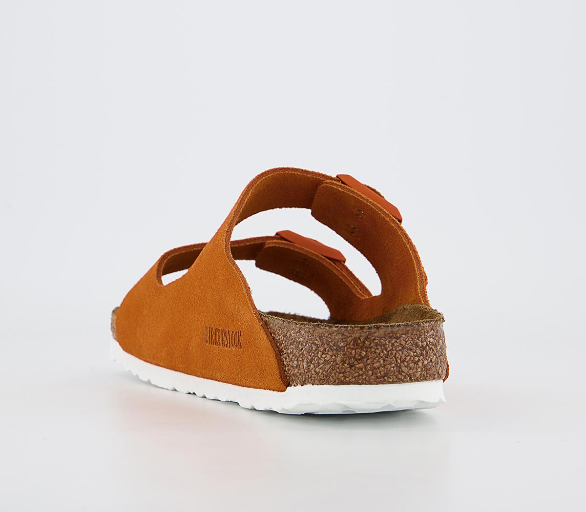 BIRKENSTOCK Arizona Two Strap Sandals BIRKENSTOCK Arizona Two Strap Sandals Russet Orange Suede