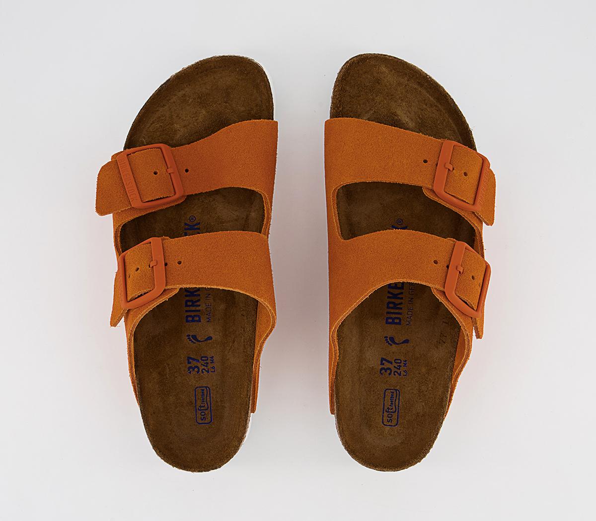 BIRKENSTOCK Arizona Two Strap Sandals BIRKENSTOCK Arizona Two Strap Sandals Russet Orange Suede