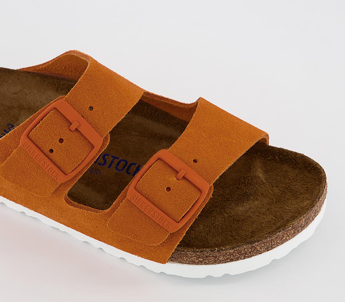 BIRKENSTOCK Arizona Two Strap Sandals BIRKENSTOCK Arizona Two Strap Sandals Russet Orange Suede