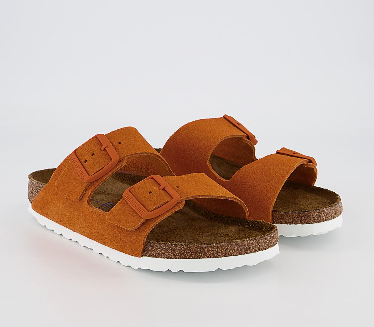 BIRKENSTOCK Arizona Two Strap Sandals BIRKENSTOCK Arizona Two Strap Sandals Russet Orange Suede