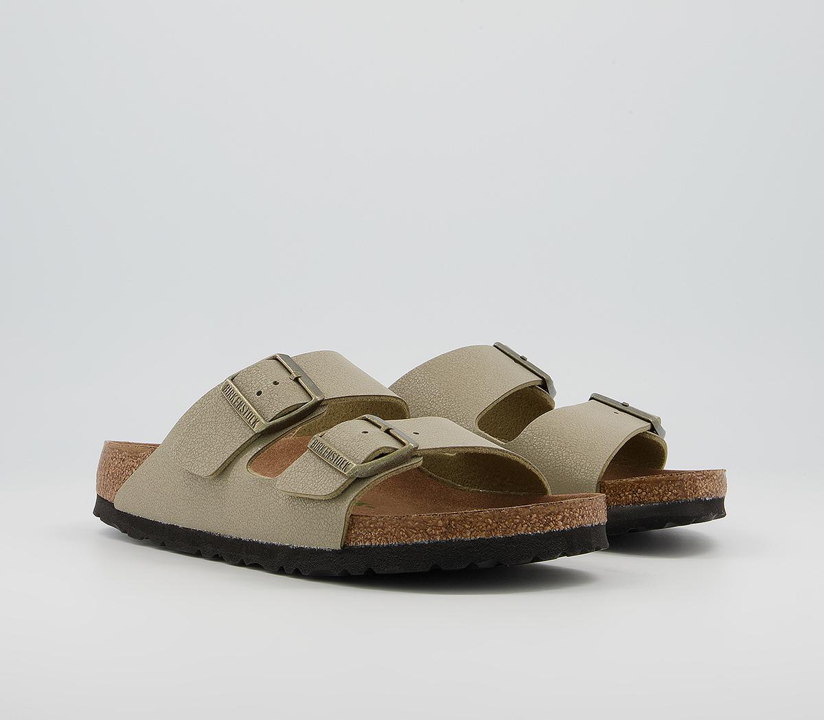 arizona two strap sandals f faded khaki