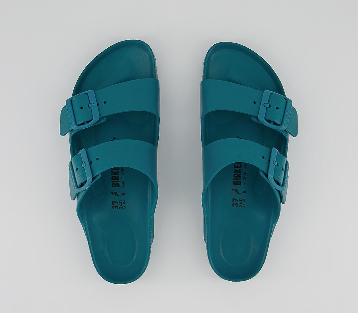 BIRKENSTOCK Arizona Two Strap Sandals BIRKENSTOCK Arizona Two Strap Sandals Lake Green Eva