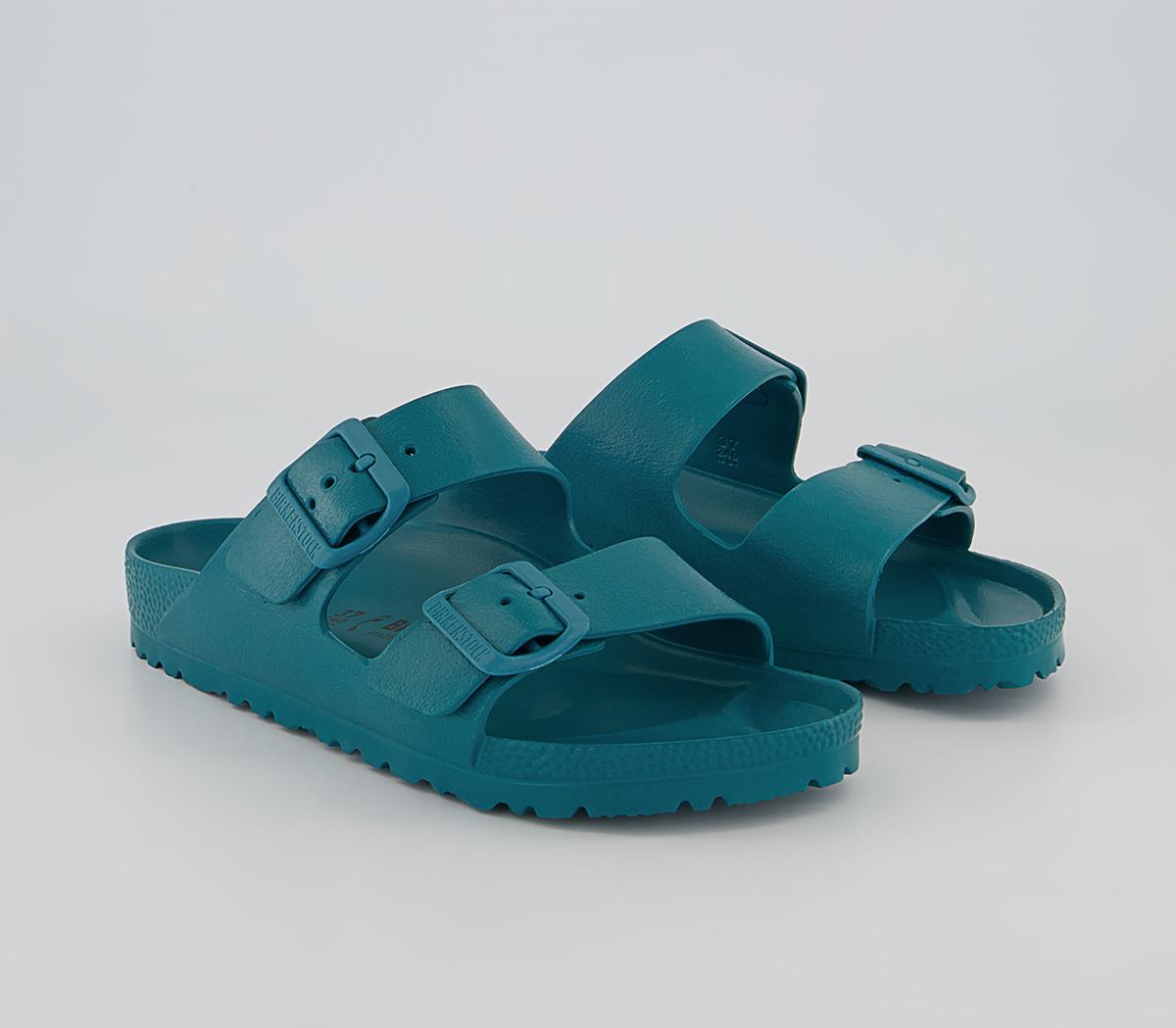 BIRKENSTOCK Arizona Two Strap Sandals BIRKENSTOCK Arizona Two Strap Sandals Lake Green Eva