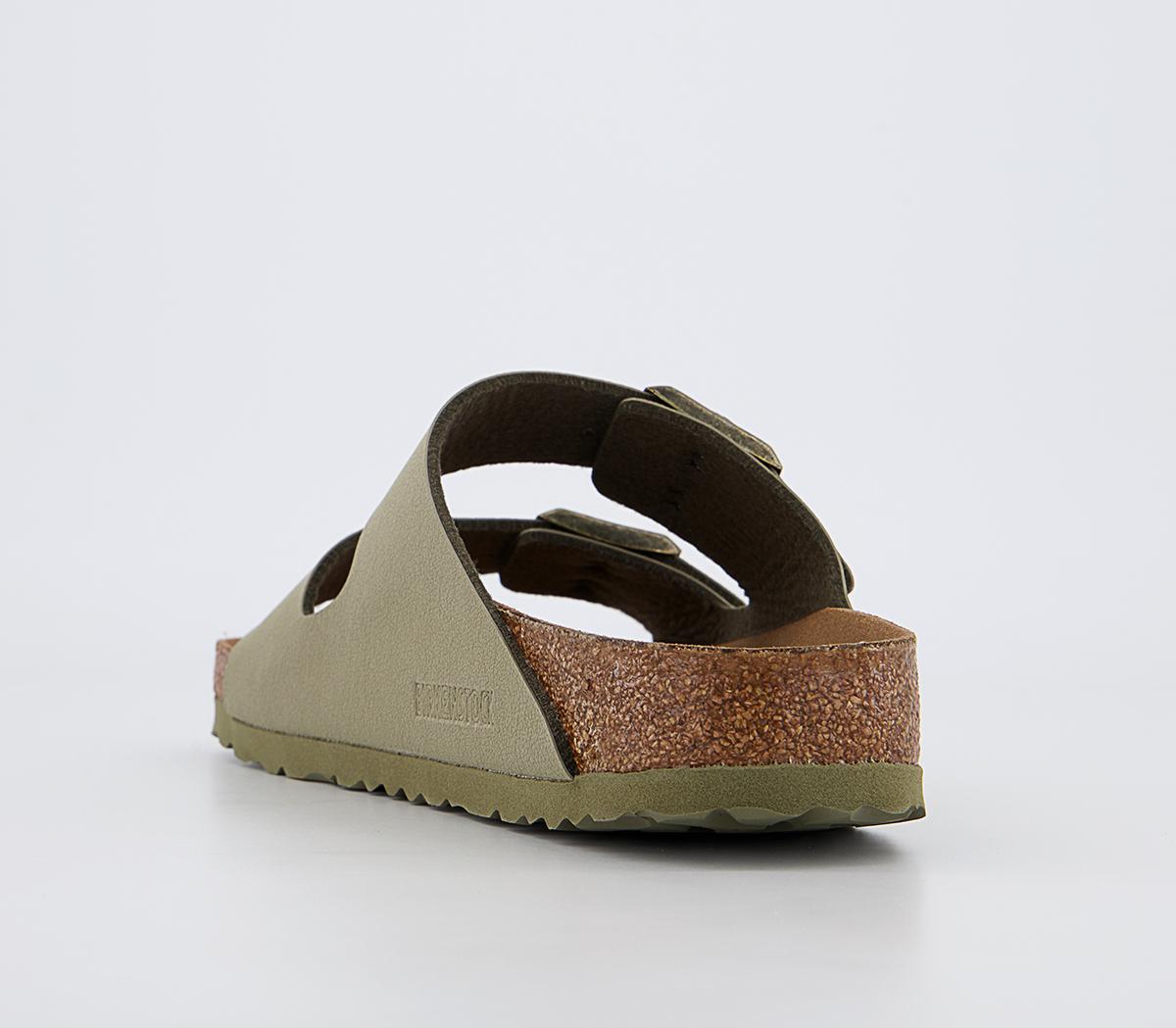 BIRKENSTOCK Arizona Two Strap Sandals BIRKENSTOCK Arizona Two Strap Sandals Earthy Vegan Khaki