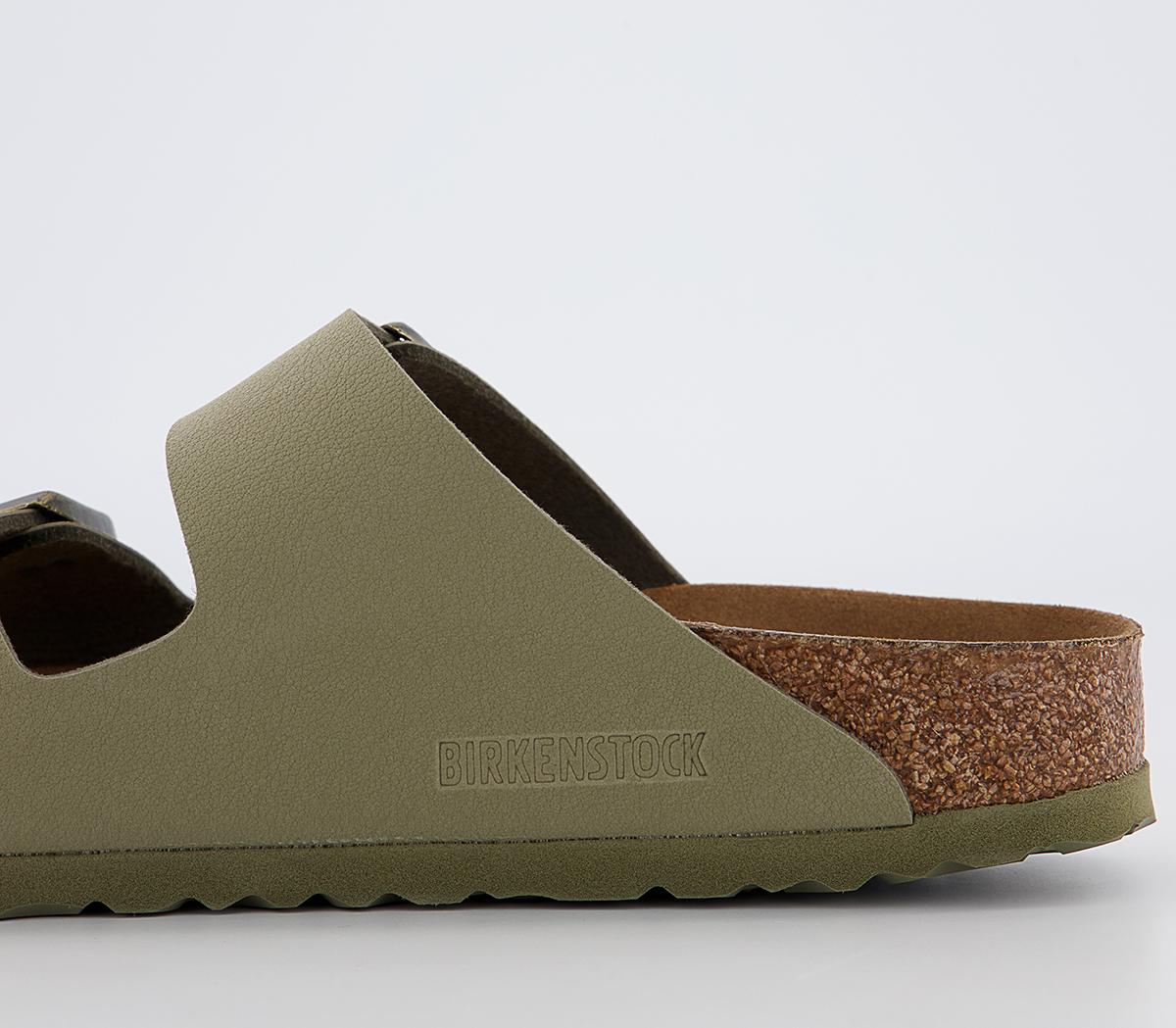 BIRKENSTOCK Arizona Two Strap Sandals BIRKENSTOCK Arizona Two Strap Sandals Earthy Vegan Khaki