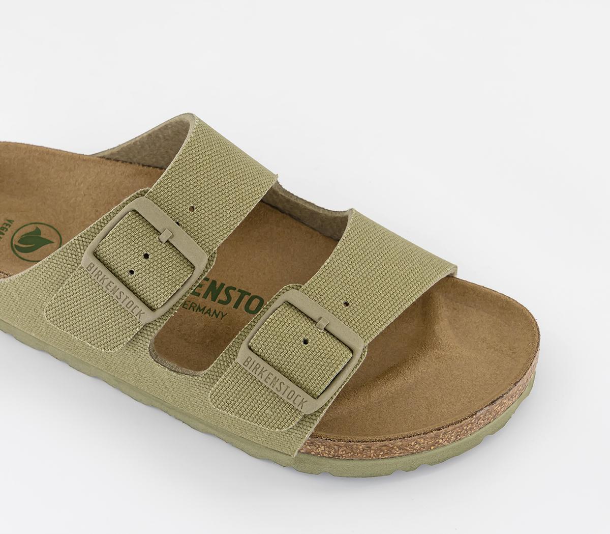 BIRKENSTOCKArizona Two Strap Sandals BIRKENSTOCKArizona Two Strap Sandals Canvas Faded Khaki