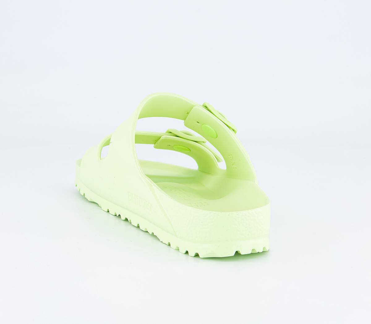 BIRKENSTOCK Arizona Two Strap Sandals Lime Eva - Women’s Sandals