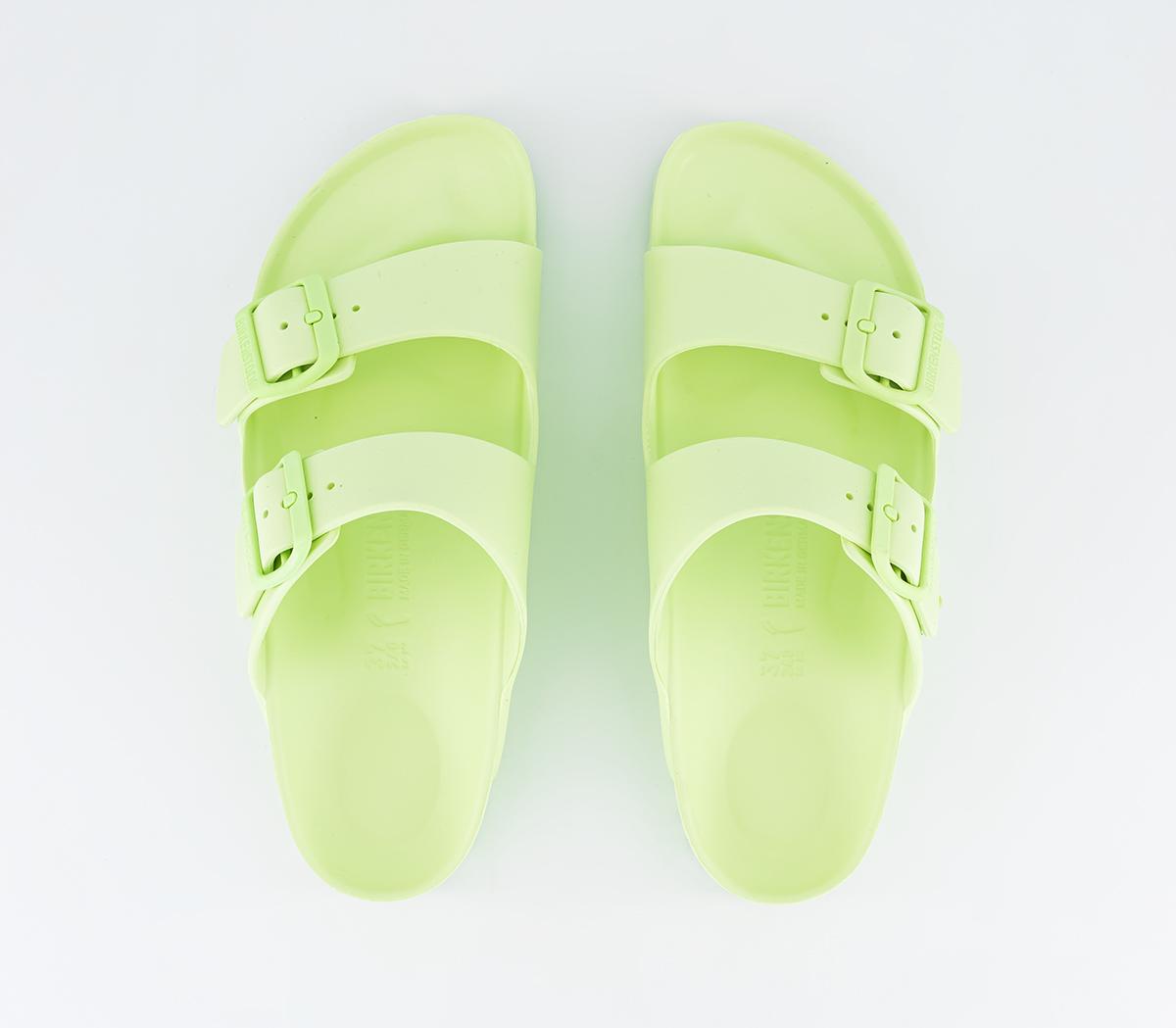BIRKENSTOCK Arizona Two Strap Sandals Lime Eva - Women’s Sandals