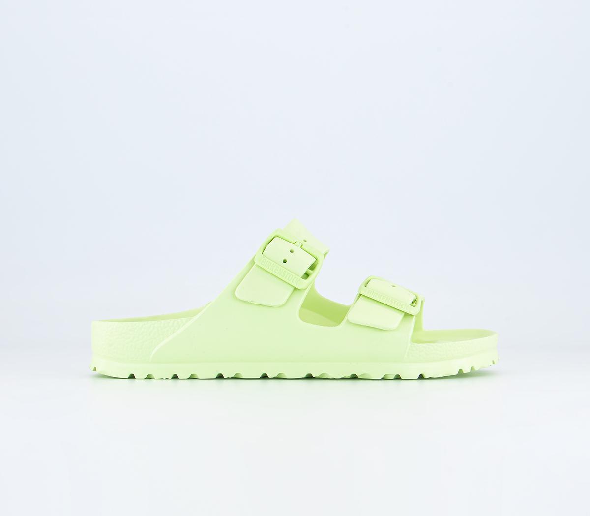 Lime green birkenstock sandals on sale