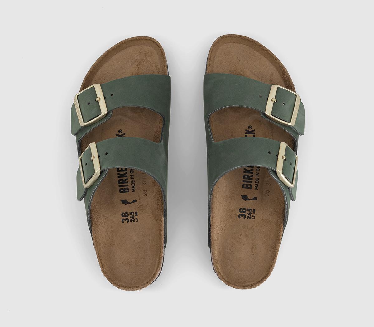 BIRKENSTOCKArizona Two Strap Sandals BIRKENSTOCKArizona Two Strap SandalsThyme Nubuck