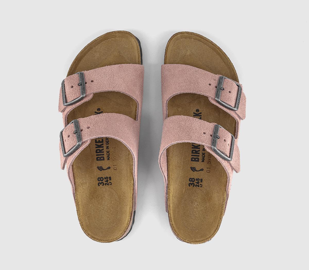 BIRKENSTOCKArizona Two Strap SandalsPink Clay Suede