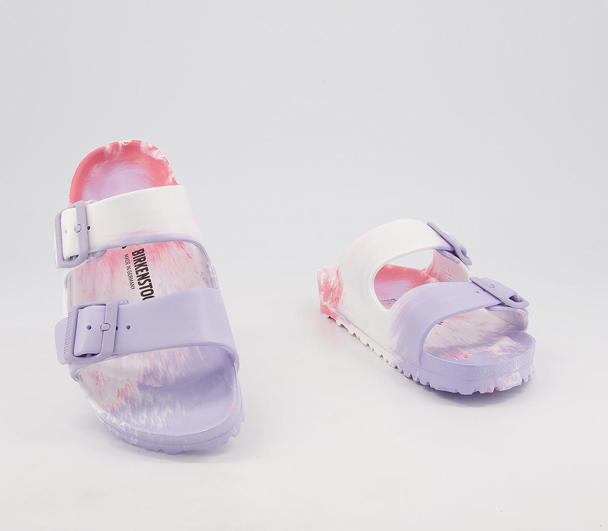 BIRKENSTOCK Arizona Two Strap Sandals BIRKENSTOCK Arizona Two Strap Sandals Purple Fog Multi Eva