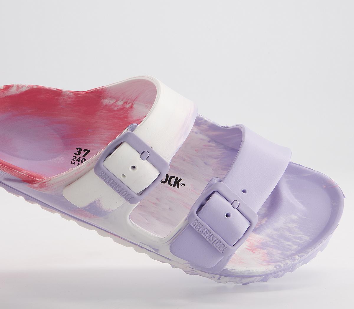 BIRKENSTOCK Arizona Two Strap Sandals BIRKENSTOCK Arizona Two Strap Sandals Purple Fog Multi Eva